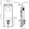 Система инсталляции для унитазов WASSERKRAFT SALM 27TLT.010.ME.WH.WH01
