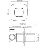 Смеситель для душа WASSERKRAFT SAALE 9551
